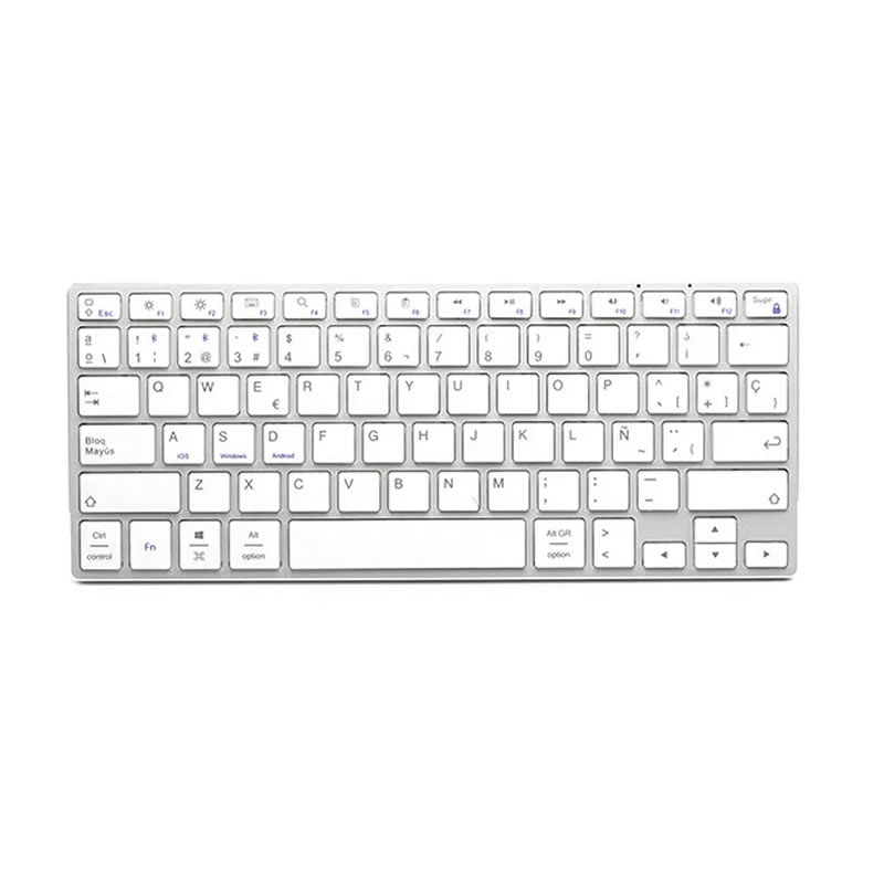 Subblim Teclado Inalambrico Advance Compact Plata